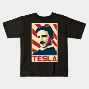 Nikola Tesla Retro Kids T-Shirt